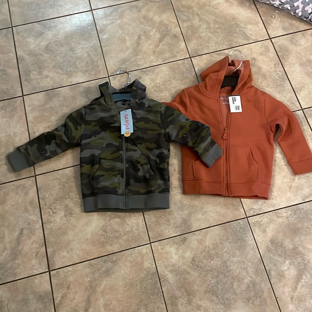 NWT cat and jack two pack of jackets